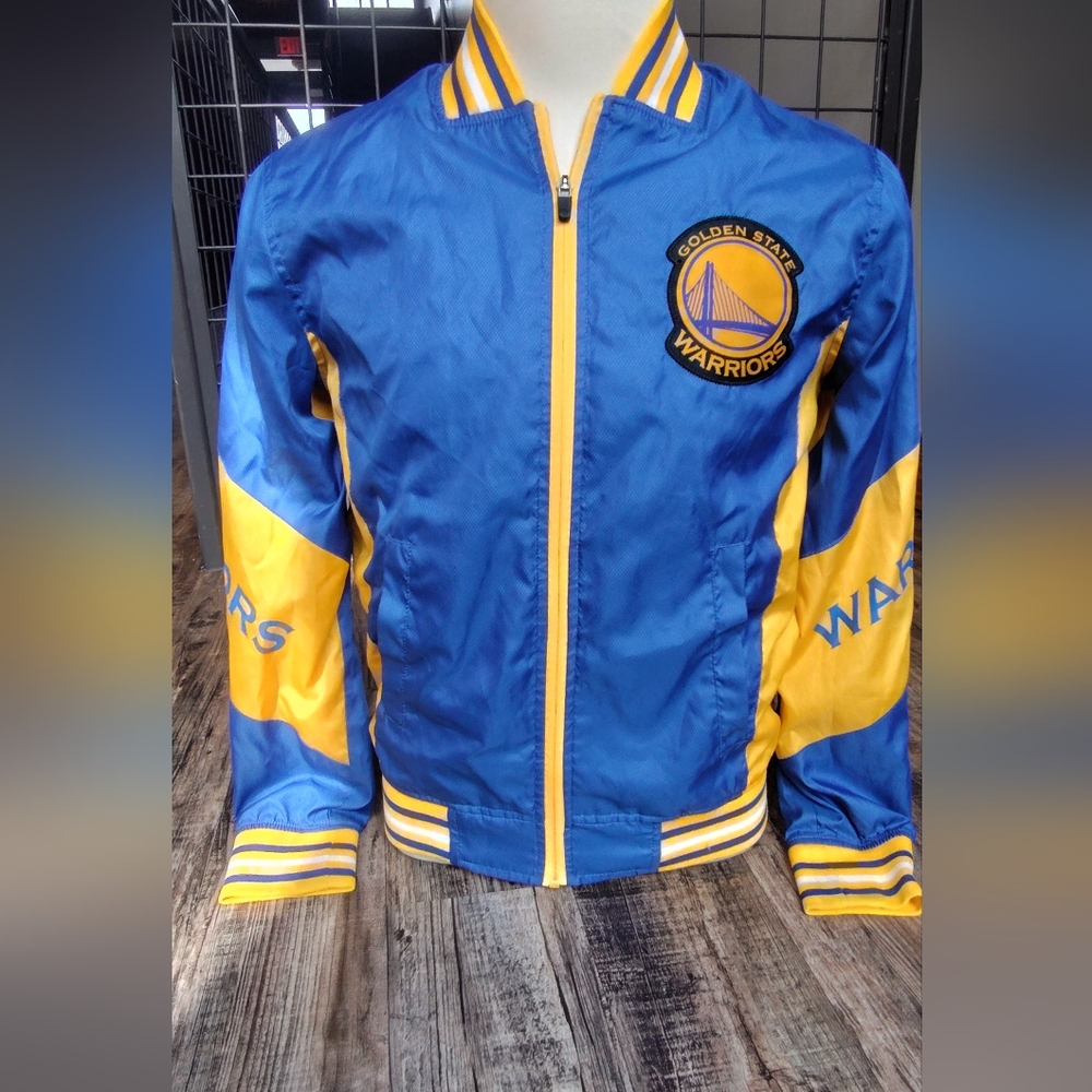 Golden State Warriors Blue and Yellow Jacket